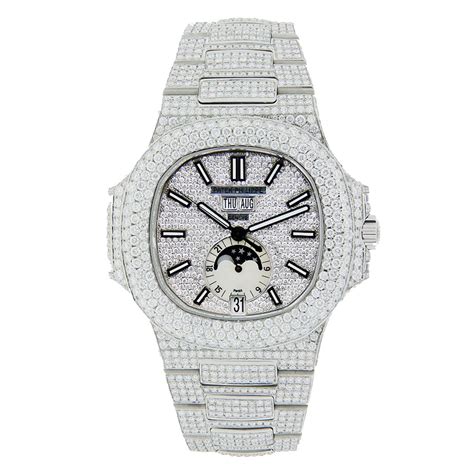 iced out patek replica watches|patek philippe diamond bezel.